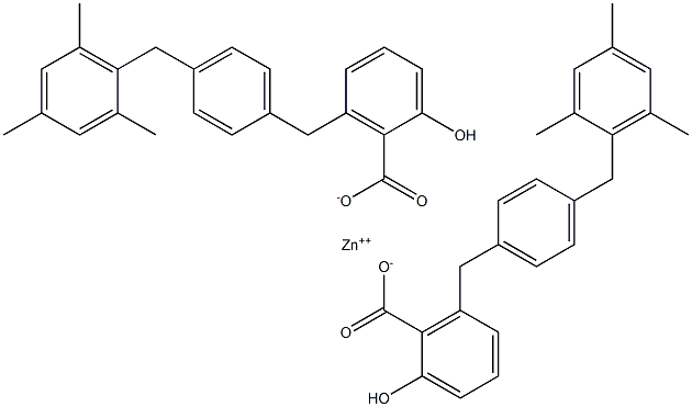 Bis[6-[4-(mesitylmethyl)benzyl]salicylic acid]zinc salt