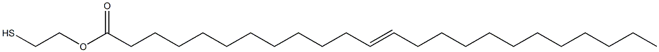 12-Tetracosenoic acid 2-mercaptoethyl ester Structure