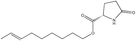 (S)-5-オキソピロリジン-2-カルボン酸7-ノネニル 化学構造式