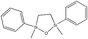 2,5-Dimethyl-2,5-diphenyl-1-oxa-2,5-disilacyclopentane,,结构式