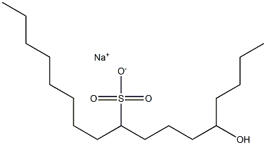  5-Hydroxyheptadecane-9-sulfonic acid sodium salt