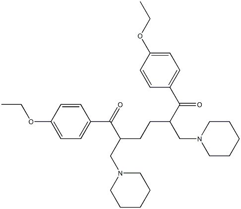 1,6-Bis(4-ethoxyphenyl)-2,5-bis(piperidinomethyl)hexane-1,6-dione