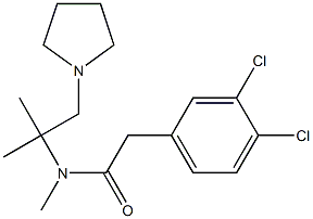 3,4-Dichloro-N-methyl-N-[1,1-dimethyl-2-(1-pyrrolidinyl)ethyl]benzeneacetamide