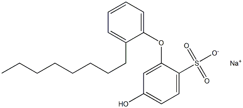  5-Hydroxy-2'-octyl[oxybisbenzene]-2-sulfonic acid sodium salt