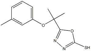 5-[1-Methyl-1-(m-tolyloxy)ethyl]-1,3,4-oxadiazole-2-thiol