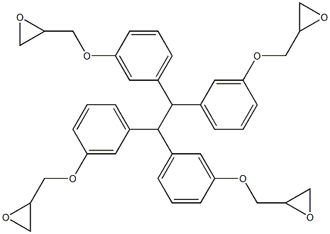1,1,2,2-Tetrakis(3-glycidyloxyphenyl)ethane Structure