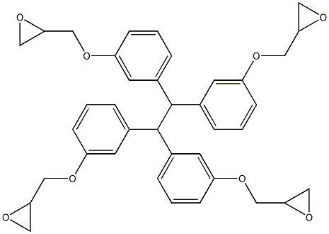 1,1,2,2-Tetrakis(3-glycidyloxyphenyl)ethane 结构式