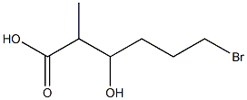 2-Methyl-3-hydroxy-6-bromohexanoic acid