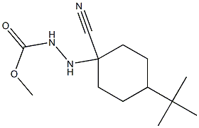 2-(1-Cyano-4-tert-butylcyclohexyl)hydrazine-1-carboxylic acid methyl ester|