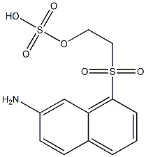 Sulfuric acid hydrogen 2-[(7-amino-1-naphtyl)sulfonyl]ethyl ester