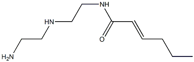 N-[2-[(2-Aminoethyl)amino]ethyl]-2-hexenamide Structure