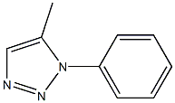 5-Methyl-1-phenyl-1H-1,2,3-triazole,,结构式
