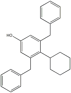 3,5-Dibenzyl-4-cyclohexylphenol Struktur