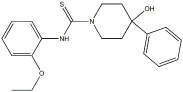 N-(2-Ethoxyphenyl)-4-hydroxy-4-phenyl-1-piperidinecarbothioamide Structure