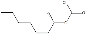 (+)-Chloroformic acid (S)-1-methylheptyl ester,,结构式