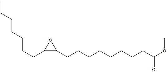 10,11-Epithiostearic acid methyl ester Structure