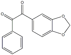 1-Phenyl-2-[3,4-(methylenedioxy)phenyl]ethane-1,2-dione Structure