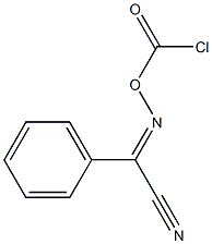 [(Chlorocarbonyloxy)imino]phenylacetonitrile Structure