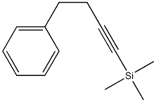 トリメチル(4-フェニル-1-ブチニル)シラン 化学構造式