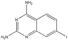 7-Iodoquinazoline-2,4-diamine Struktur