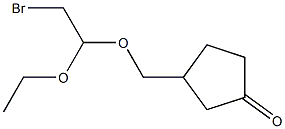  3-(2-Bromo-1-ethoxyethoxymethyl)cyclopentanone