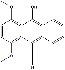 1,4-Dimethoxy-10-hydroxyanthracene-9-carbonitrile