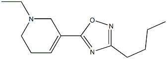 3-Butyl-5-[(1,2,5,6-tetrahydro-1-ethylpyridin)-3-yl]-1,2,4-oxadiazole