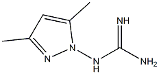 N-(3,5-Dimethyl-1H-pyrazol-1-yl)guanidine Structure