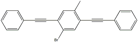  1-Bromo-2,5-bis(phenylethynyl)-4-methylbenzene