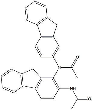N-(2-Acetylamino-9H-fluoren-1-yl)-N-(9H-fluoren-2-yl)acetamide|