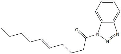 1-(5-Decenoyl)-1H-benzotriazole Structure