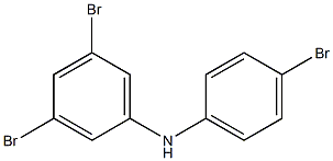 3,5-Dibromophenyl 4-bromophenylamine,,结构式