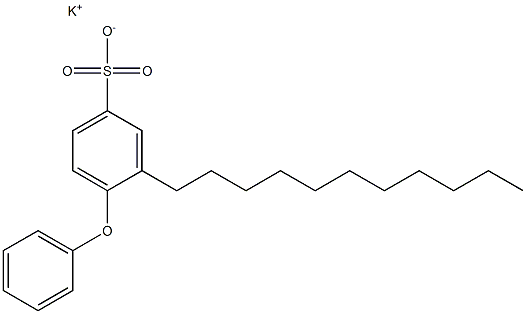 4-Phenoxy-3-undecylbenzenesulfonic acid potassium salt 结构式