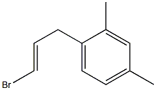 1-(3-Bromoallyl)-2,4-dimethylbenzene,,结构式