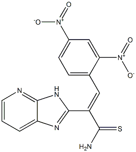 2-(2,4-Dinitrophenyl)-1-[3H-imidazo[4,5-b]pyridin-2-yl]ethenecarbothioamide