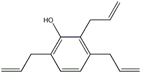 2,3,6-Tri(2-propenyl)phenol Structure