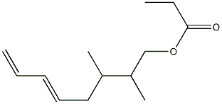 Propionic acid 2,3-dimethyl-5,7-octadienyl ester