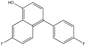 4-(4-Fluorophenyl)-7-fluoronaphthalen-1-ol