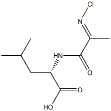 (2S)-2-[2-(Chloroimino)-1-oxopropylamino]-4-methylpentanoic acid