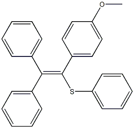 1-(4-Methoxyphenyl)-1-phenylthio-2,2-diphenylethene