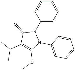 1,2-Diphenyl-4-isopropyl-3-methoxy-3-pyrazolin-5-one|