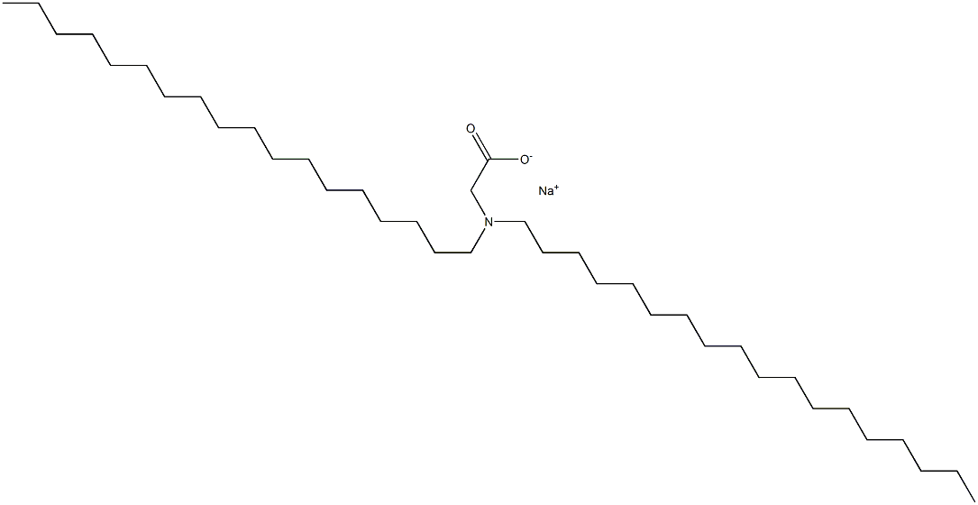 N,N-ジオクタデシルグリシンナトリウム 化学構造式