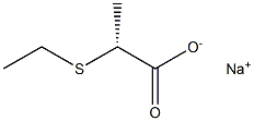 [R,(+)]-2-(Ethylthio)propionic acid sodium salt Structure