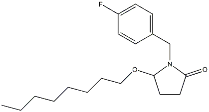 5-(Octyloxy)-1-[4-fluorobenzyl]pyrrolidin-2-one Structure