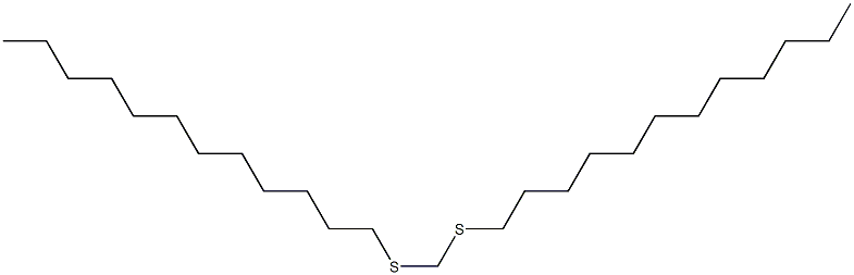 Formaldehyde didodecyl dithioacetal Structure