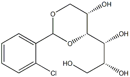 1-O,3-O-(2-Chlorobenzylidene)-D-glucitol Structure