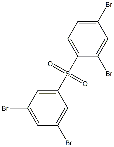 2,4-Dibromophenyl 3,5-dibromophenyl sulfone Structure