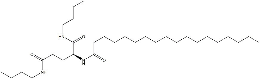 N2-Octadecanoyl-N1,N5-dibutylglutaminamide 结构式