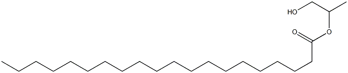 Icosanoic acid 2-hydroxy-1-methylethyl ester 结构式