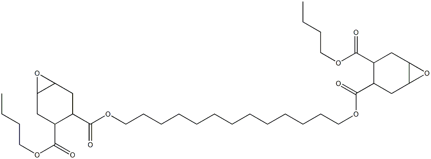 Bis[2-(butoxycarbonyl)-4,5-epoxy-1-cyclohexanecarboxylic acid]1,13-tridecanediyl ester